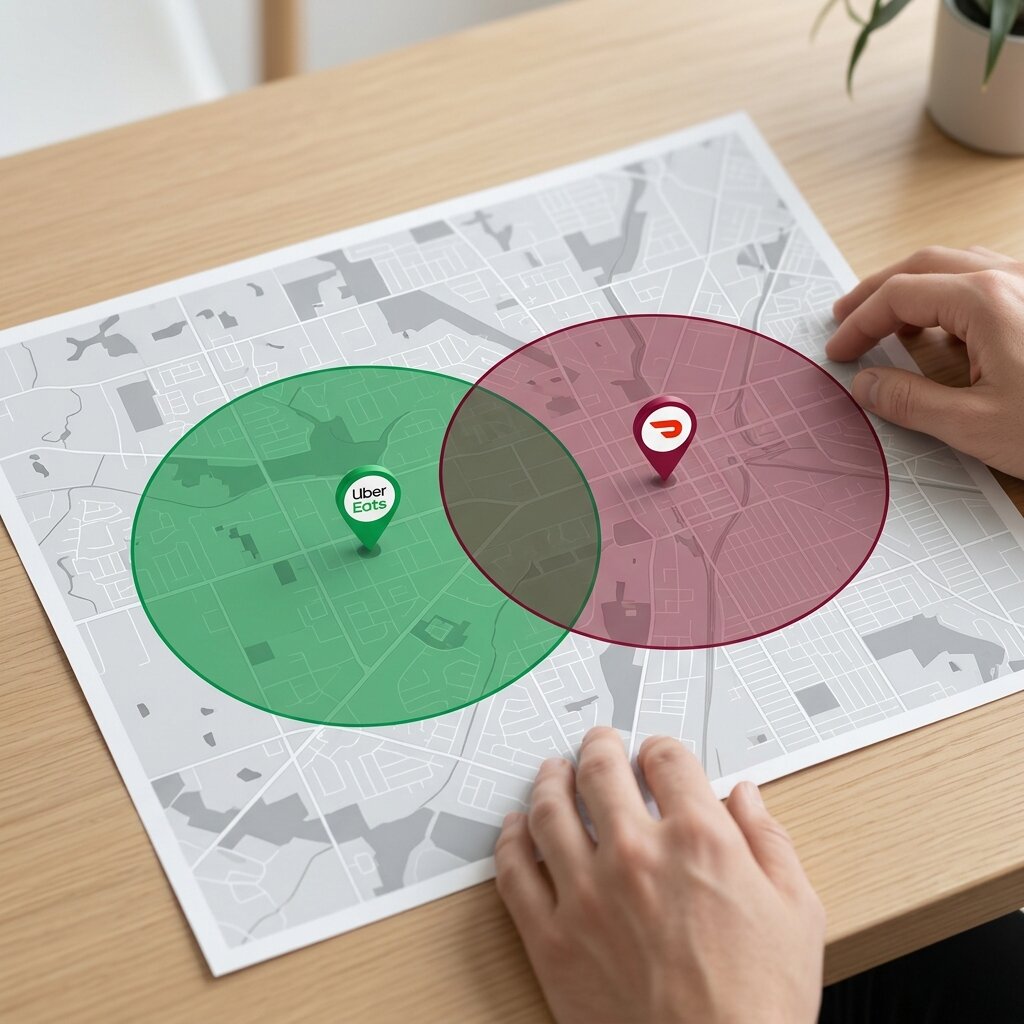 Competitor Delivery Radius Analysis